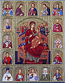 Religious icons: Most Holy Theotokos the Queen of All - C201