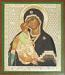 Religious icon: The Chilendary Theotokos "Of the Akaphistos"