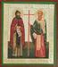 Religious icon: Holy Cyril and Methodius Equal-to-the-Apostles