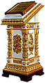 Church lecterns: Single carved lectern no.1g 