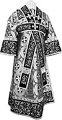 Embroidered Subdeacon vestments - Iris (black-silver)