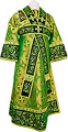 Embroidered Subdeacon vestments - Iris (green-gold)