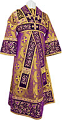 Embroidered Subdeacon vestments - Iris (violet-gold)