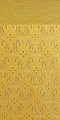 Tikhvin silk (rayon brocade) (yellow/gold)