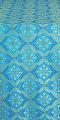 Laurus silk (rayon brocade) (blue/gold)
