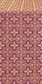 Zeon silk (rayon brocade) (violet/gold)