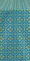 Kefalonia silk (rayon brocade) (blue/gold)