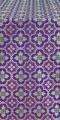 Kefalonia silk (rayon brocade) (violet/silver)