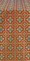 Kefalonia silk (rayon brocade) (red/gold)