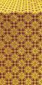 Tver silk (rayon brocade) (claret/gold)