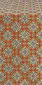 Tver silk (rayon brocade) (red/gold)