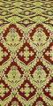 Muse metallic brocade (claret/gold)