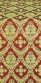 Muse metallic brocade (red/gold)