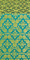 Theodosia metallic brocade (blue/gold)