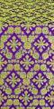 Theodosia metallic brocade (violet/gold)