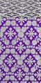 Theodosia metallic brocade (violet/silver)