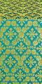 Theodosia silk (rayon brocade) (blue/gold)