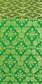 Theodosia silk (rayon brocade) (green/gold)