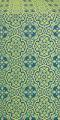Blagovest silk (rayon brocade) (blue/gold)