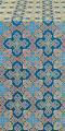 Polotsk Posad metallic brocade (blue/gold)