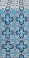 Polotsk Posad silk (rayon brocade) (blue/silver)