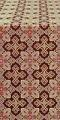 Polotsk Posad silk (rayon brocade) (claret/gold)