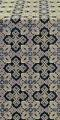 Polotsk Posad silk (rayon brocade) (black/gold)
