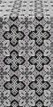 Polotsk Posad silk (rayon brocade) (black/silver)
