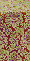 Eden metallic brocade (claret/gold)