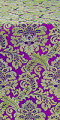 Eden metallic brocade (violet/gold)