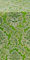 Eden silk (rayon brocade) (green/gold)