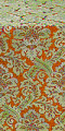 Eden silk (rayon brocade) (red/gold)