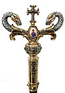 Jewelry Bishop crosier - A1480L