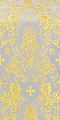 Tars metallic brocade (white/gold)