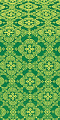 Kolomna posad metallic brocade (green/gold)