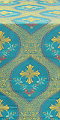 Mangana Cross Greek metallic brocade (blue/gold)