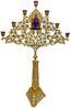 Church floor seven-branch candelabrum - A2567