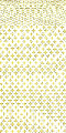 Small Cross metallic brocade (white/gold)