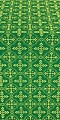 Lyubava silk (rayon brocade) (green/gold) 1.6 m