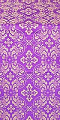 Rostov silk (rayon brocade) (violet/gold) 1.6 m