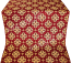 Kostroma silk (rayon brocade) (claret/gold) 1.0 m