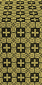 Czar's metallic brocade (black/gold) 1.0 m