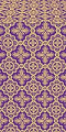 Old-Greek metallic brocade (violet/gold) 1.6 m