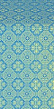Pavlov Pokrov metallic brocade (blue/gold) 1.2 m