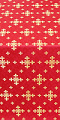 Belozersk metallic brocade (red/gold) 1.2 m