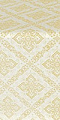 Simeonov silk (rayon brocade) (white/gold) 1.0 m