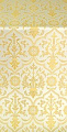 Prestol metallic brocade (white/gold) 1.9 m