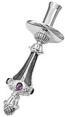 Jewelry hand candle-holder - A2682