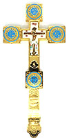 Holy table blessing cross - A608 (blue)