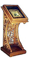 Church lecterns: S-type carved lectern